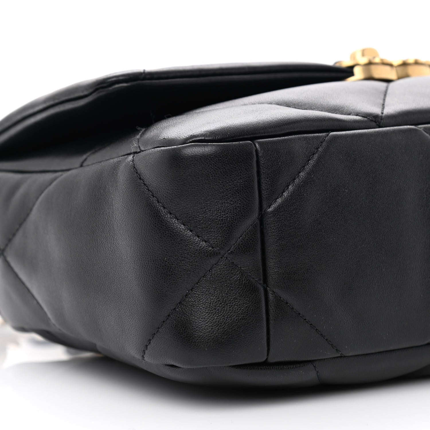 Chanel Lambskin Quilted Medium Chanel 19 Flap Black 9 of 12