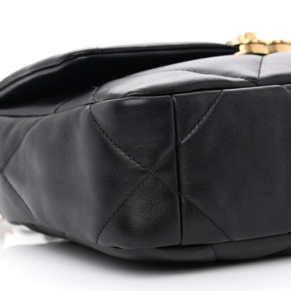 Chanel Lambskin Quilted Medium Chanel 19 Flap Black 9 of 12