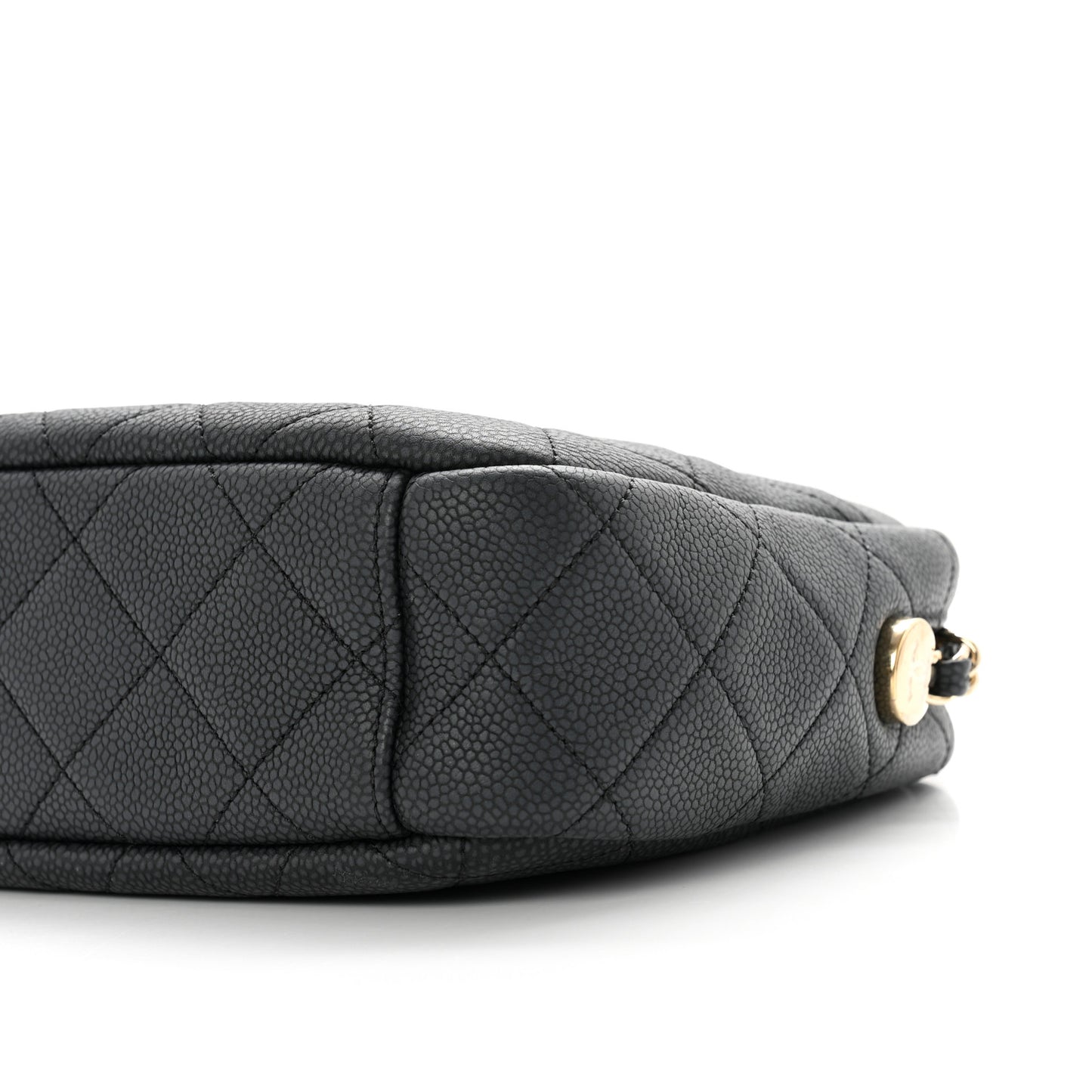 Caviar Quilted Medium Coco Tassel Camera Case Navy