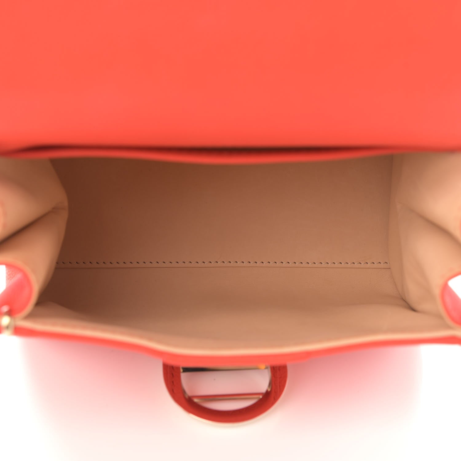 Delvaux Grained Calfskin Mini Brillant Satchel Piment 5 of 10