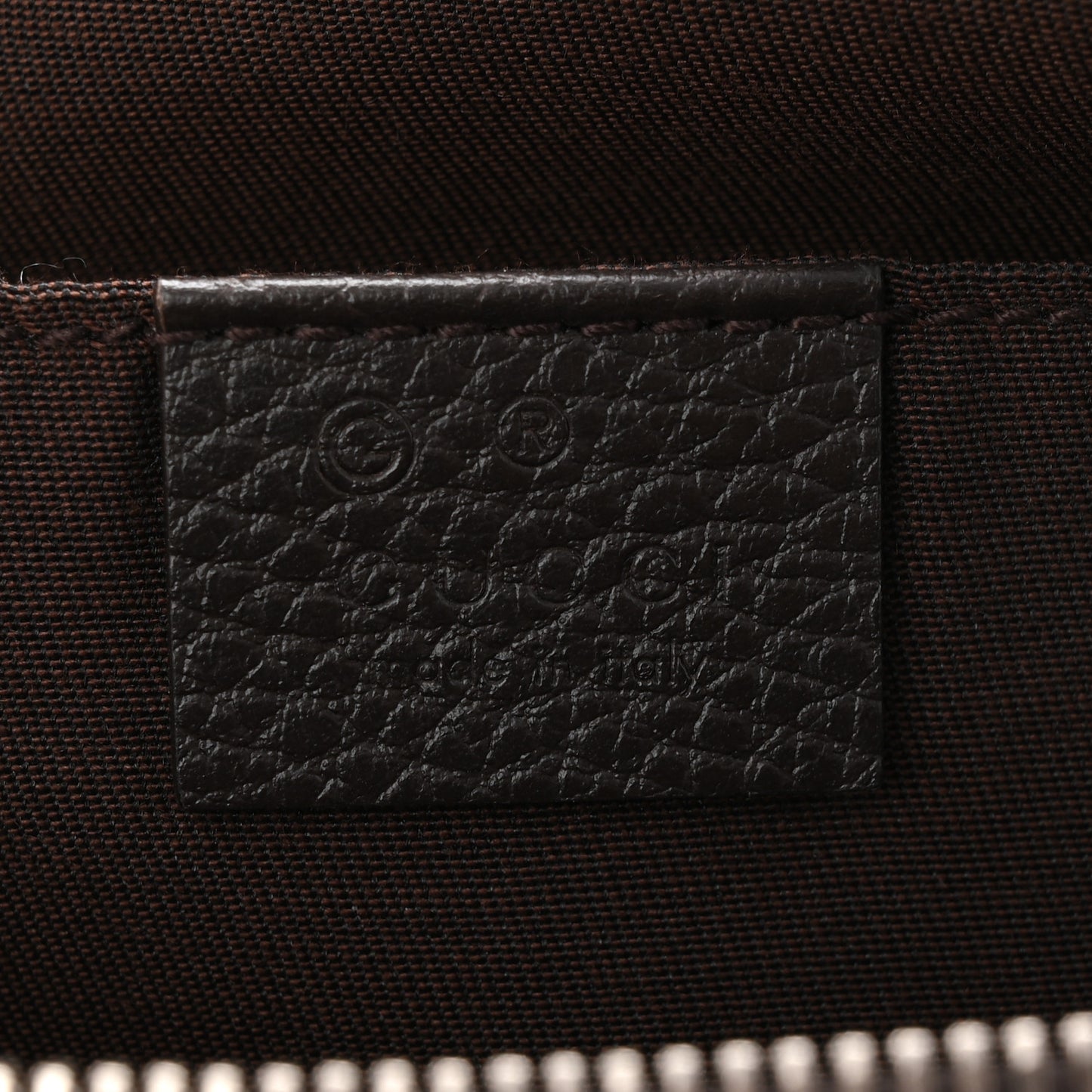 Monogram Dollar Calfskin Belt Bag Beige Ebony Testa di Moro Marrone Scuro