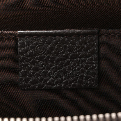 Gucci Monogram Dollar Calfskin Belt Bag Beige Ebony Testa di Moro Marrone Scuro 6 of 10