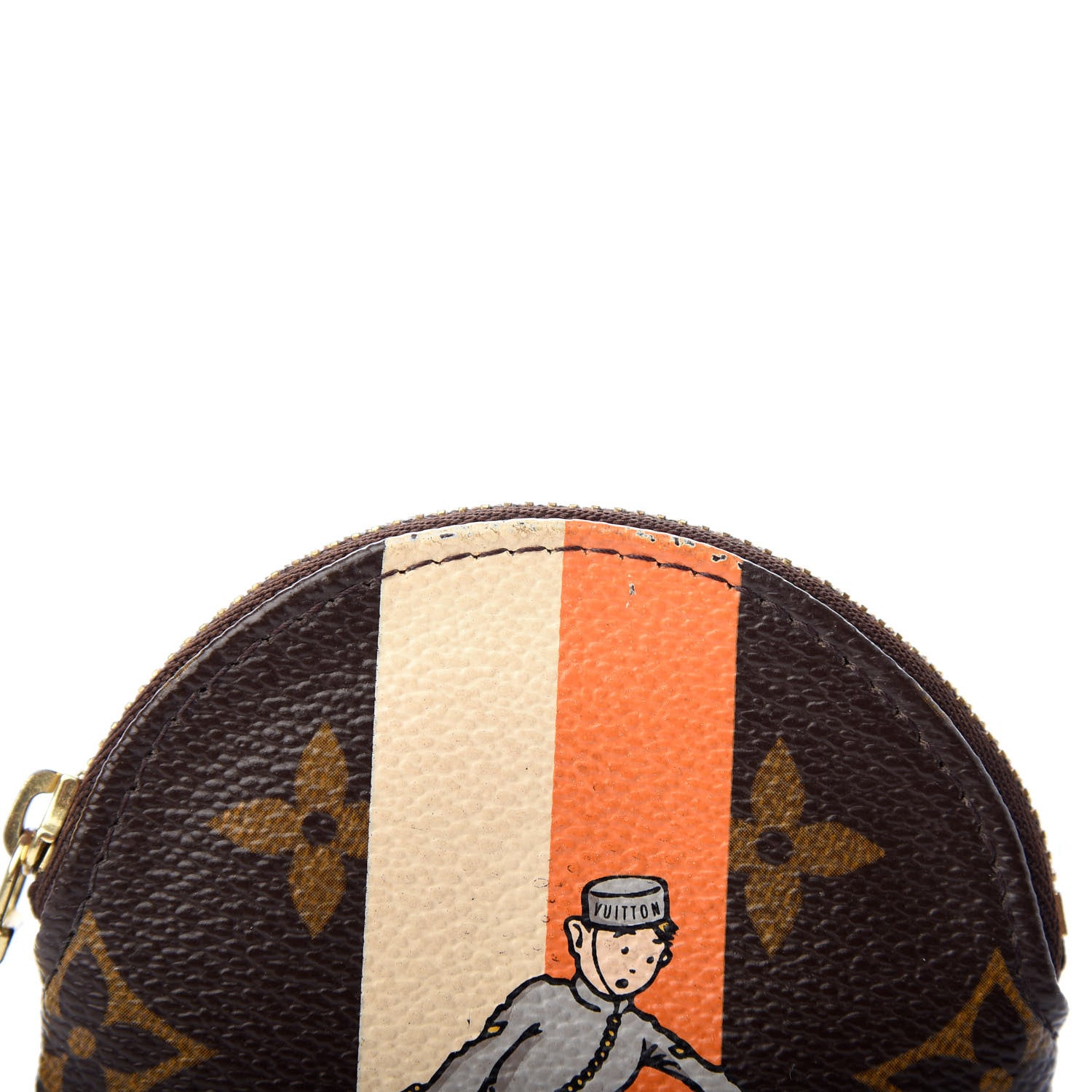 Louis Vuitton Monogram Groom Round Coin Purse 7 of 8