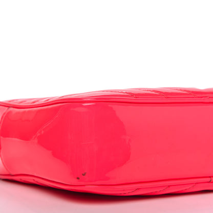Saint Laurent Calfskin Matelasse Monogram Lou Camera Bag Neon Pink 6 of 10