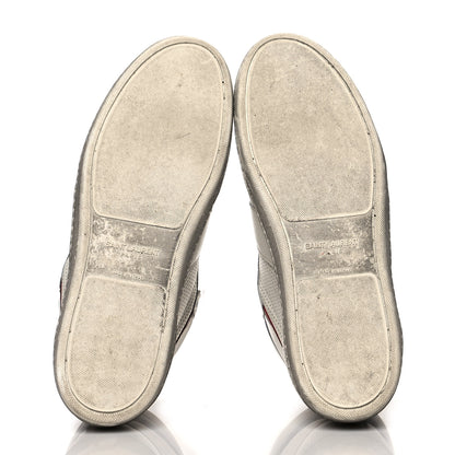 Saint Laurent Calfskin Perforated Court Classic SL/10H High Top Sneakers 43 White 6 of 11
