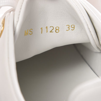 Louis Vuitton Calfskin Frontrow Sneakers 39 White 7 of 9