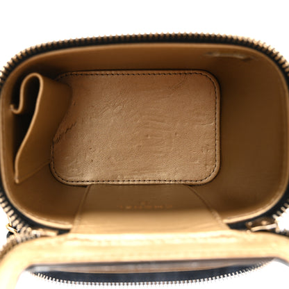Chanel Lambskin Quilted Mini Pearl Crush Vanity Case With Chain Black 5 of 10