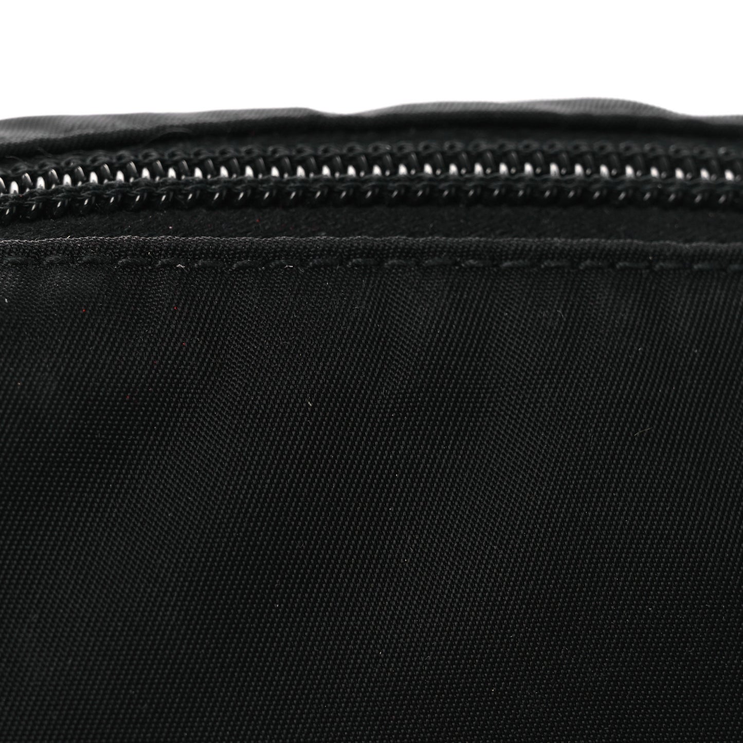 Re-Nylon Vela Saffiano Wristlet Black