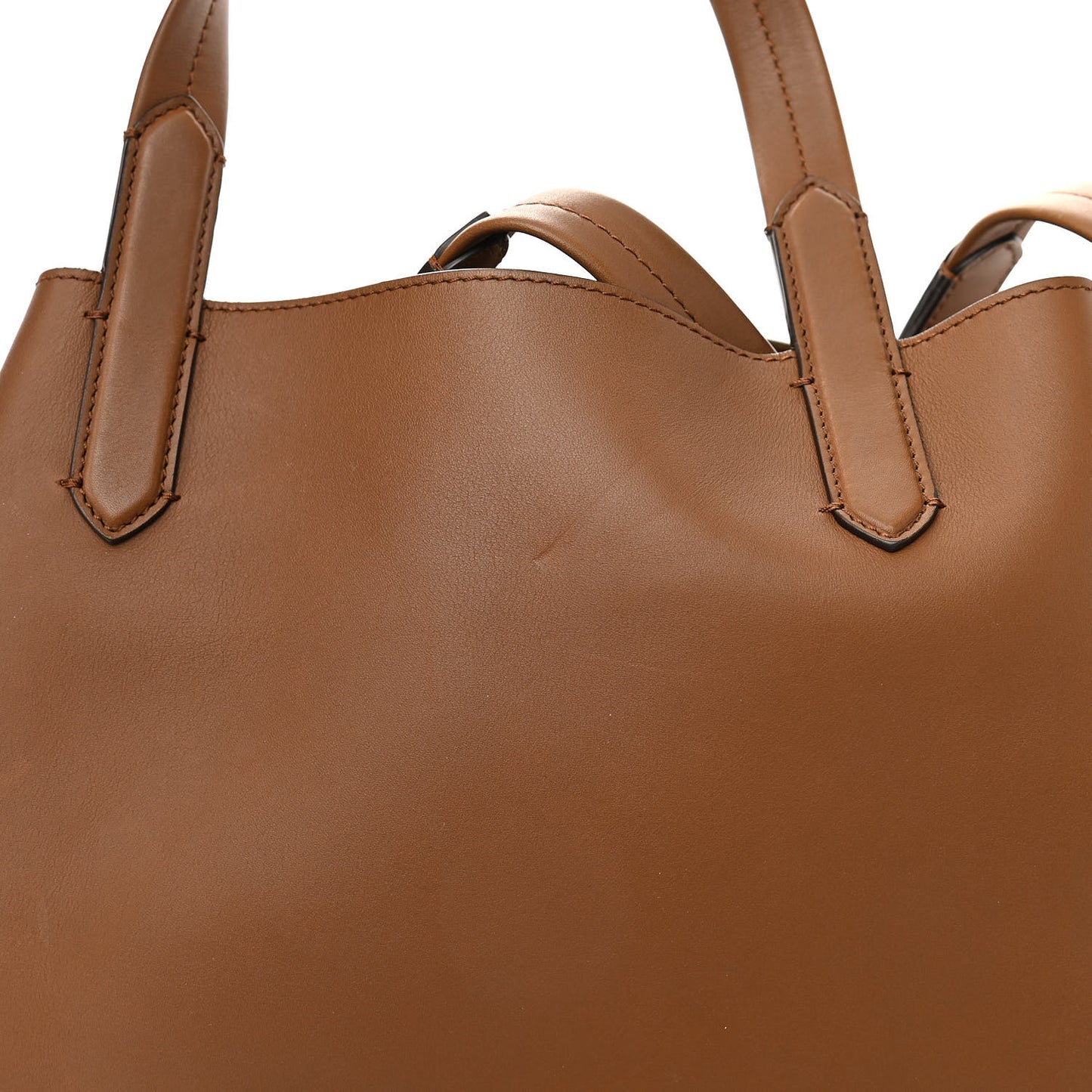 Calfskin Medium Hollywood T Twist Tote Taupe