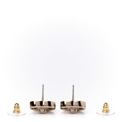 Chanel Metal CC Turnlock Earrings Gold 3 of 4
