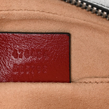 Gucci Azalea Calfskin Matelasse Diagonal Torchon GG Marmont Belt Bag 95 38 Black Romantic Cerise 8 of 11