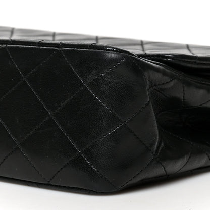 Chanel Lambskin Quilted Medium Double Flap Black 10 of 10