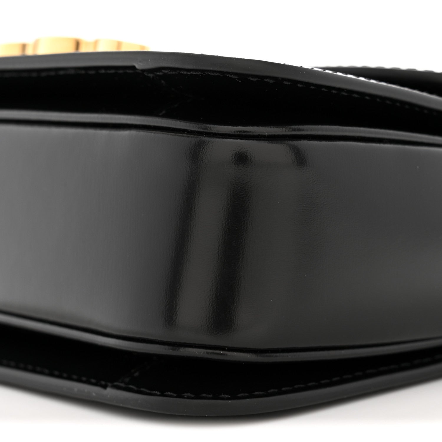 Celine Shiny Calfskin Teen Triomphe Black 10 of 10