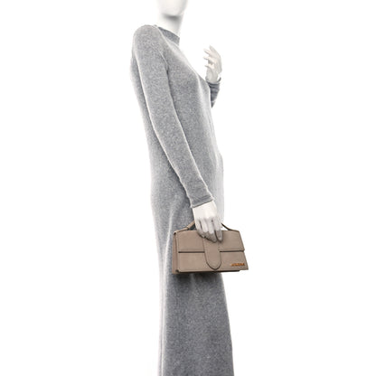 Jacquemus Nubuck Le Grand Bambino Dark Beige 2 of 8