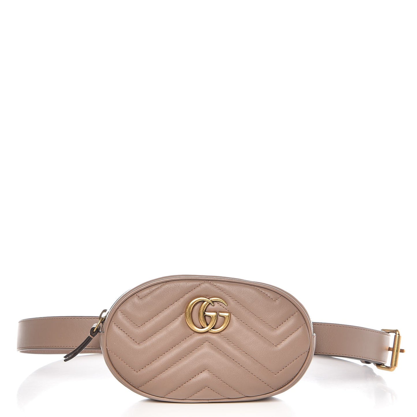 Calfskin Matelasse GG Marmont Belt Bag 105 42 Porcelain Rose