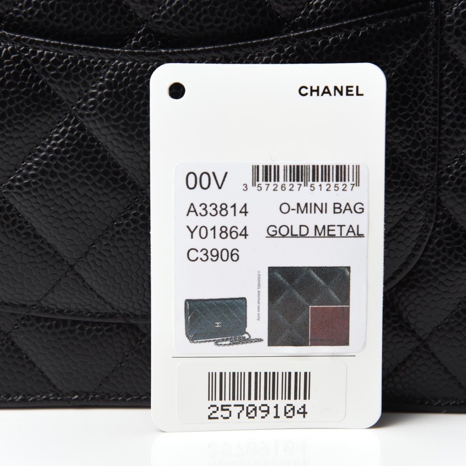 Chanel Caviar Quilted Wallet On Chain WOC Black 11 of 14
