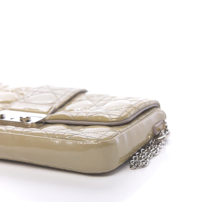 Christian Dior Patent Cannage New Lock Pouch Beige 11 of 13