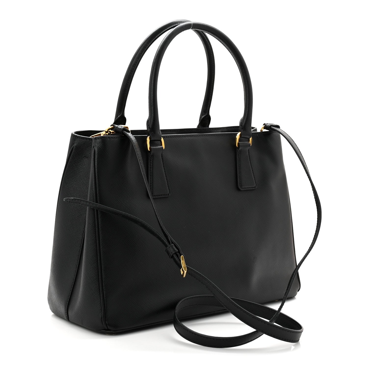 Prada Saffiano Lux Medium Tote Black 3 of 10
