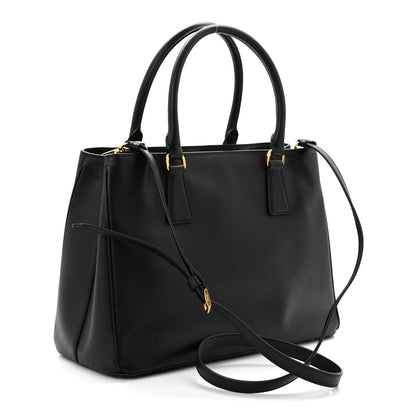 Prada Saffiano Lux Medium Tote Black 3 of 10