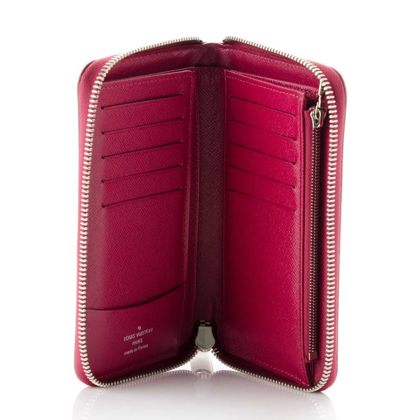 Epi Zippy Compact Wallet Fuchsia