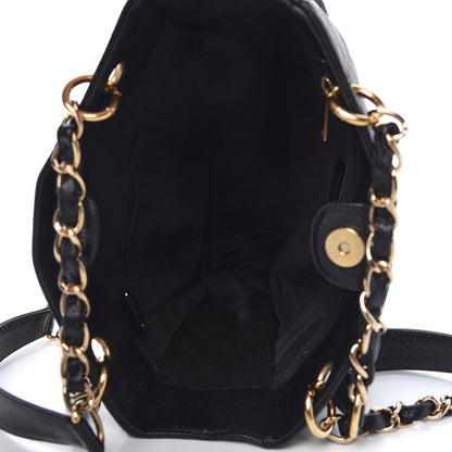 Chanel Caviar Quilted Petit Shopping Tote PST Black 5 of 9