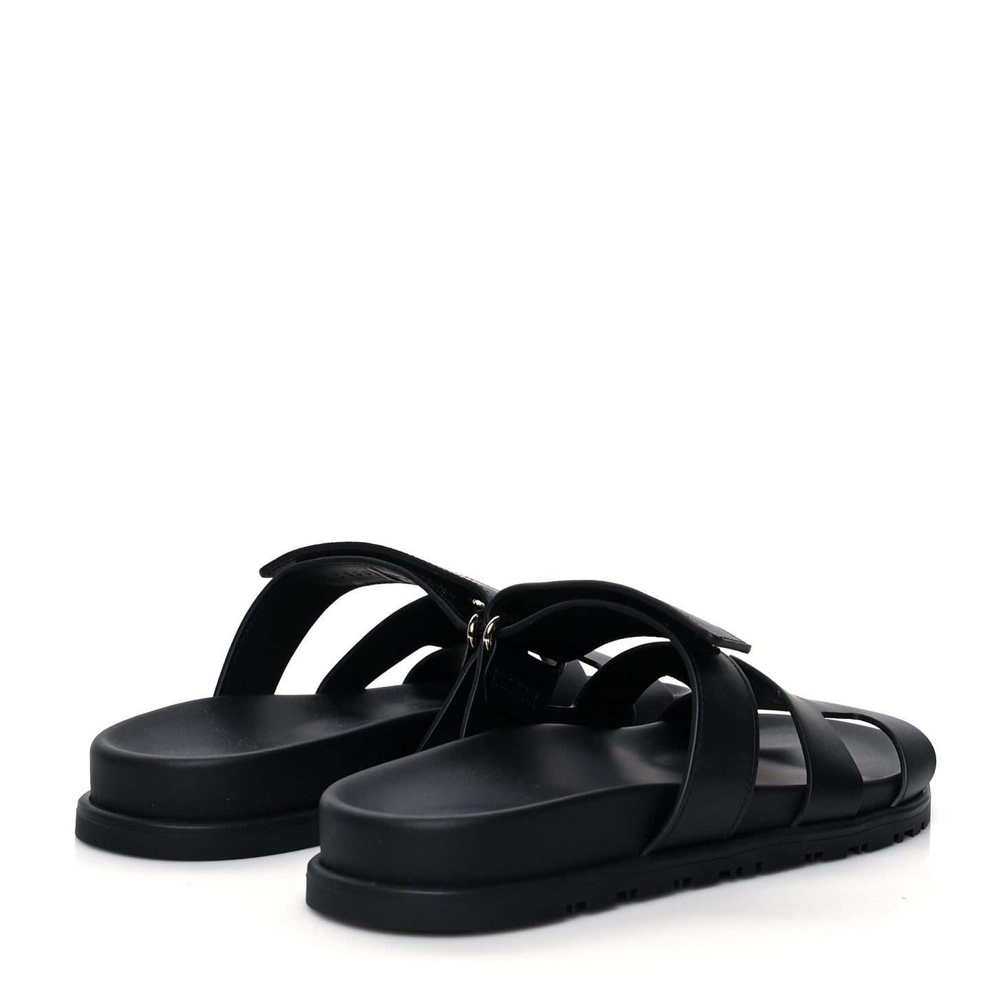Calfskin Womens Chypre Sandals 37 Black