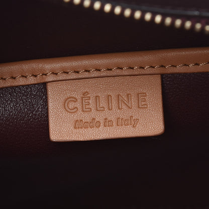 Celine Smooth Calfskin Bullhide Nano Tri-Color Luggage Terracotta 7 of 8