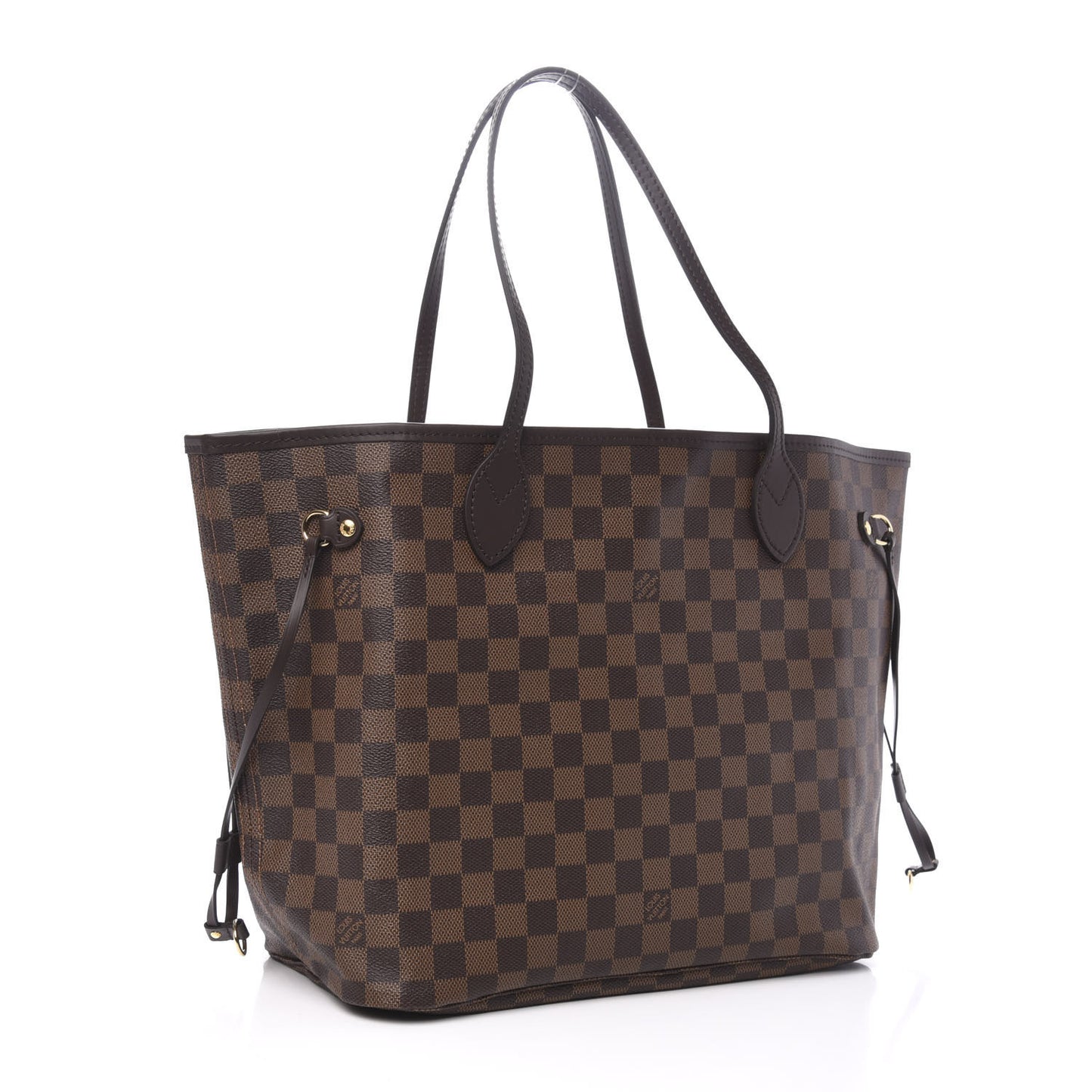 Damier Ebene Neo Neverfull MM Rose Ballerine
