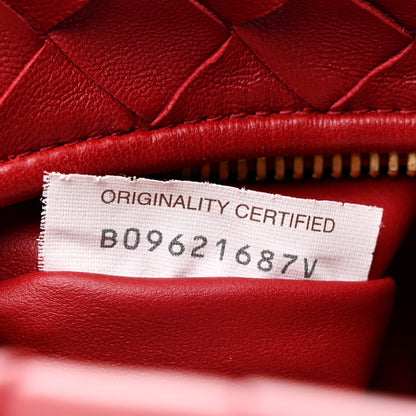 Bottega Veneta Nappa Intrecciato Mini Jodie Dark Red 7 of 10
