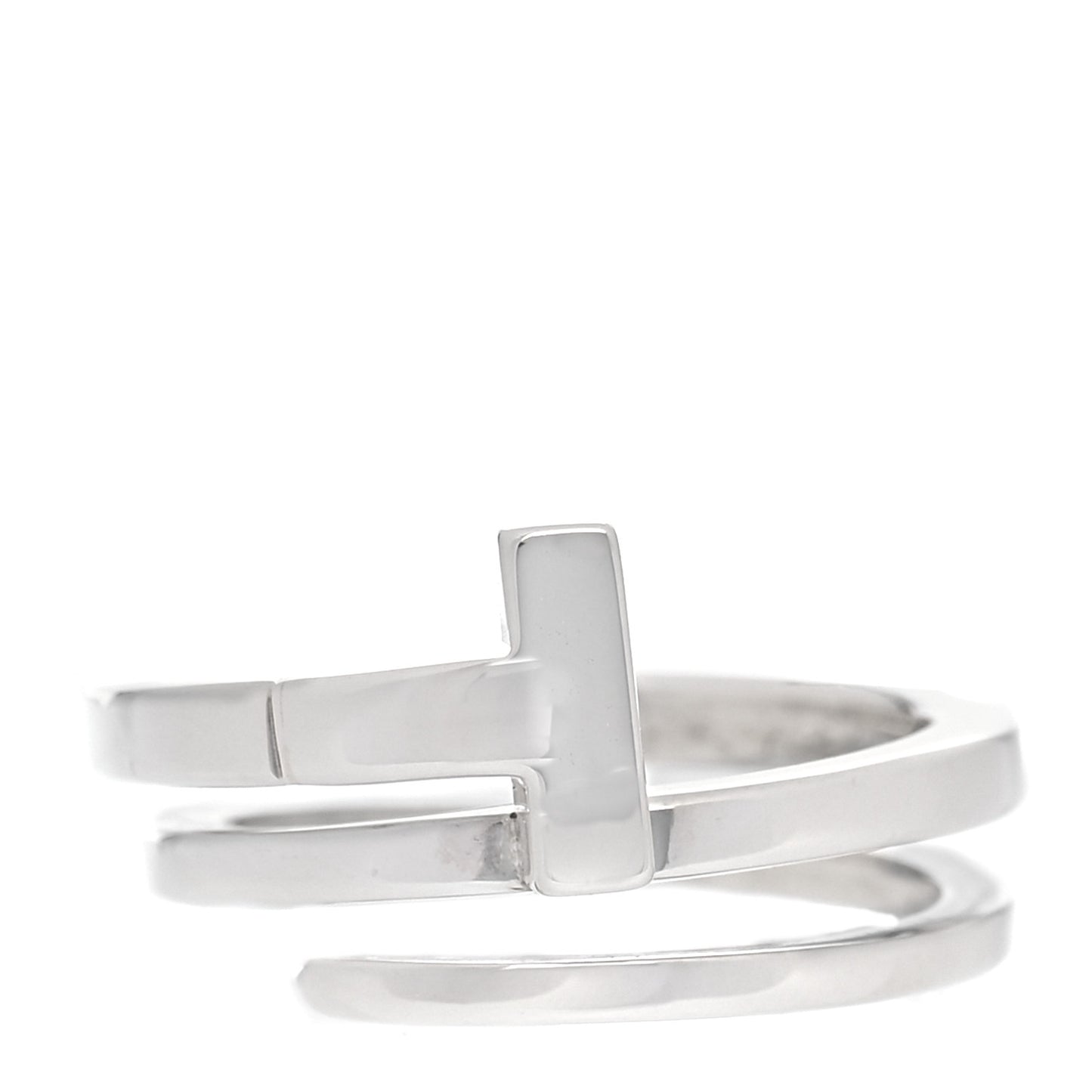 Sterling Silver T Square Wrap Ring 49 4.75