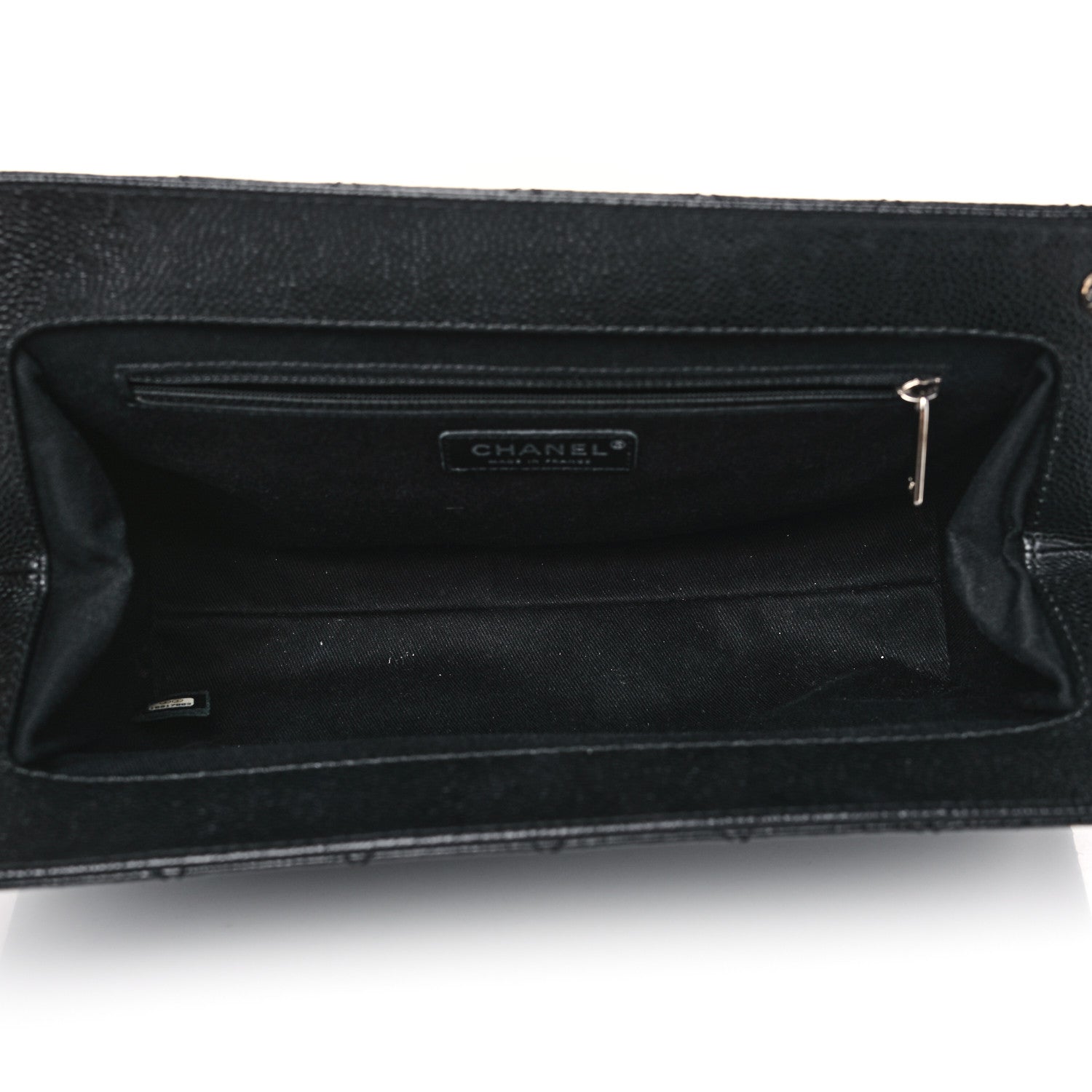 Chanel Caviar Quilted CC Large Clutch Black 6 of 15