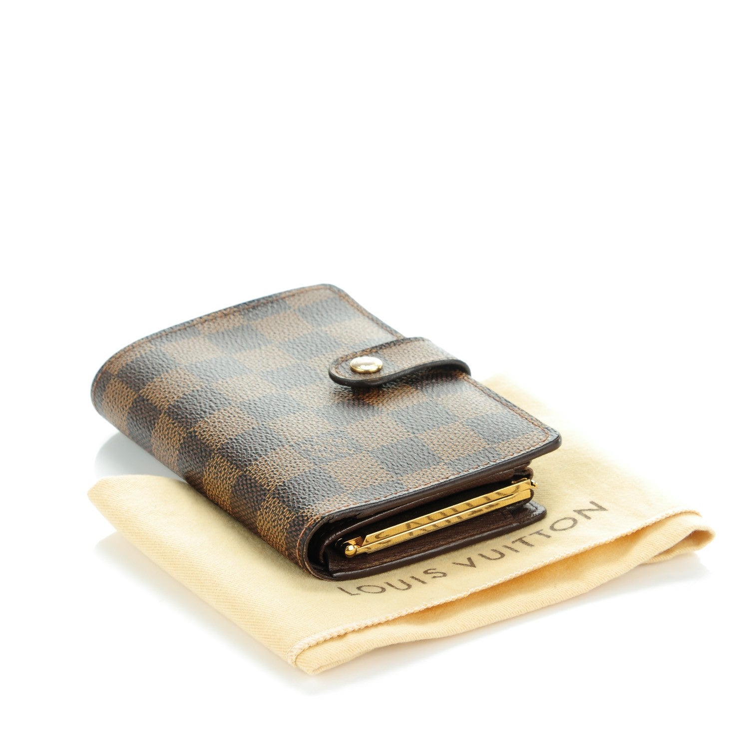 Louis Vuitton Damier Ebene French Purse Wallet 4 of 7