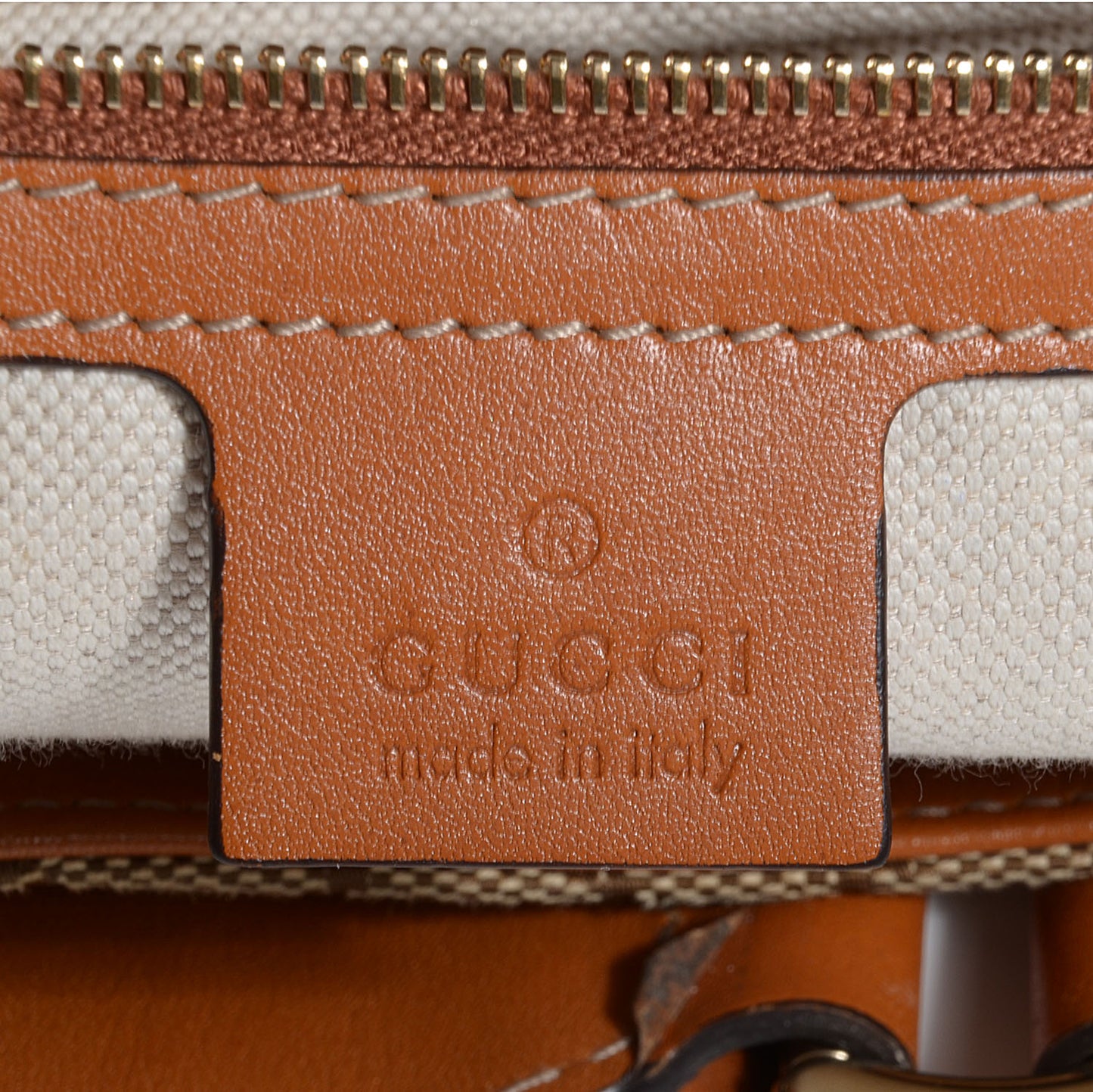Monogram Medium Heritage Shoulder Bag Light Tobacco