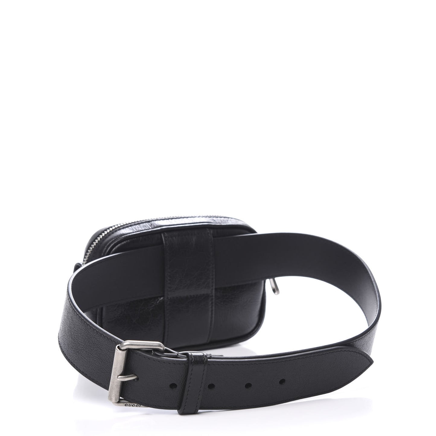 Fluffy Calfskin Mini Morpheus Belt Bag 70 28 Black