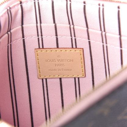 Louis Vuitton Monogram Neverfull MM GM Pochette Rose Ballerine 6 of 7