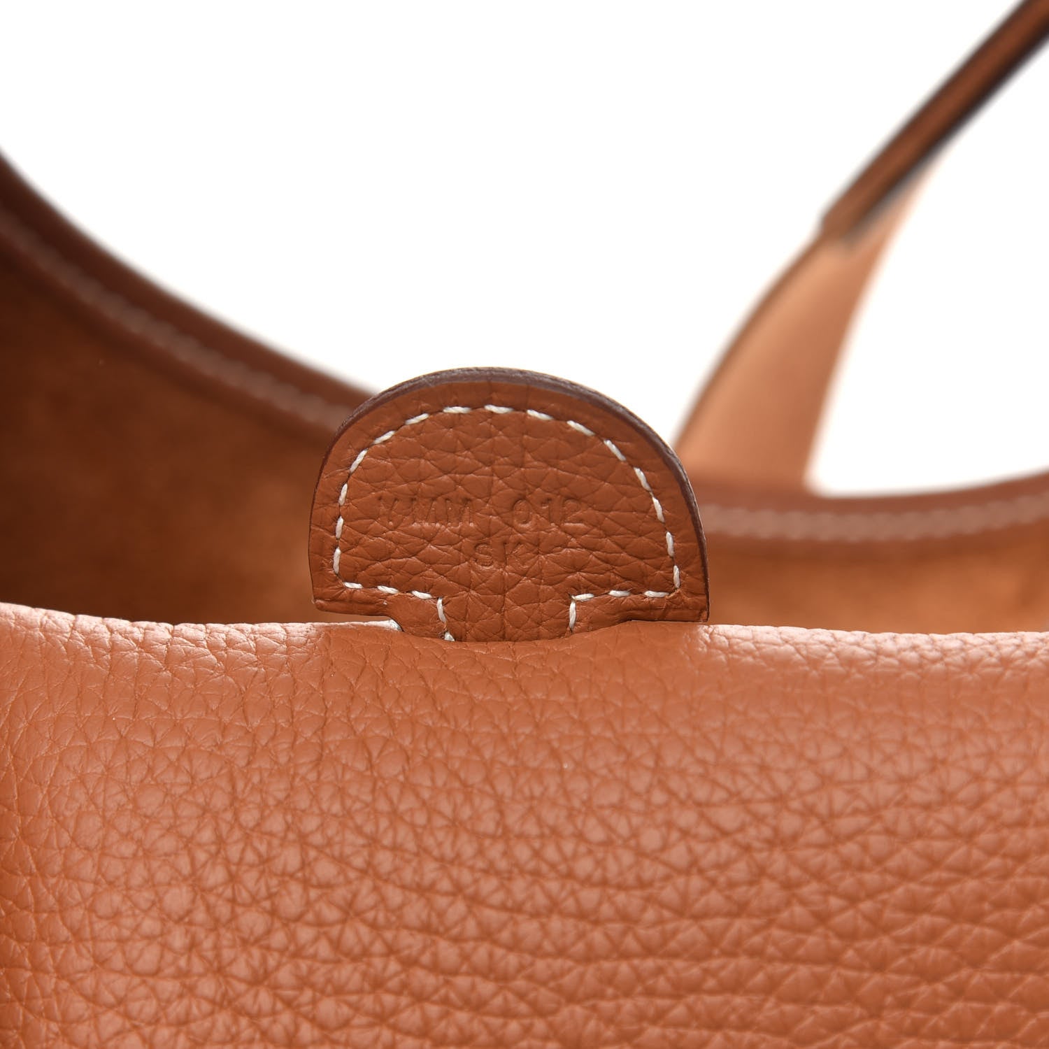 Hermes Taurillon Clemence Evelyne III PM Gold 7 of 9
