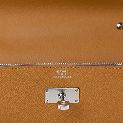 Hermes Epsom Kelly Wallet To Go Sesame Sesame 8 of 11