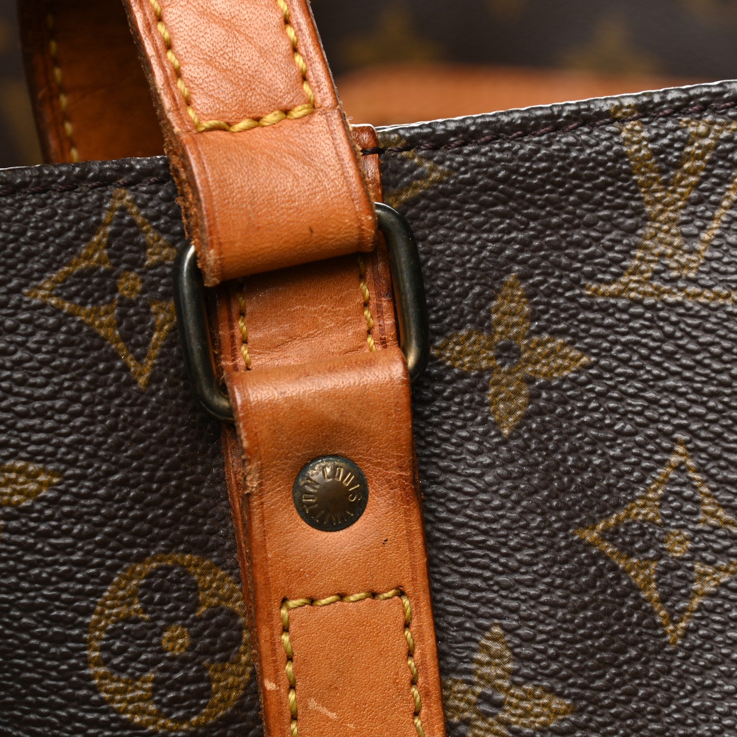 Louis Vuitton Monogram Sac Shopping Tote 6 of 9