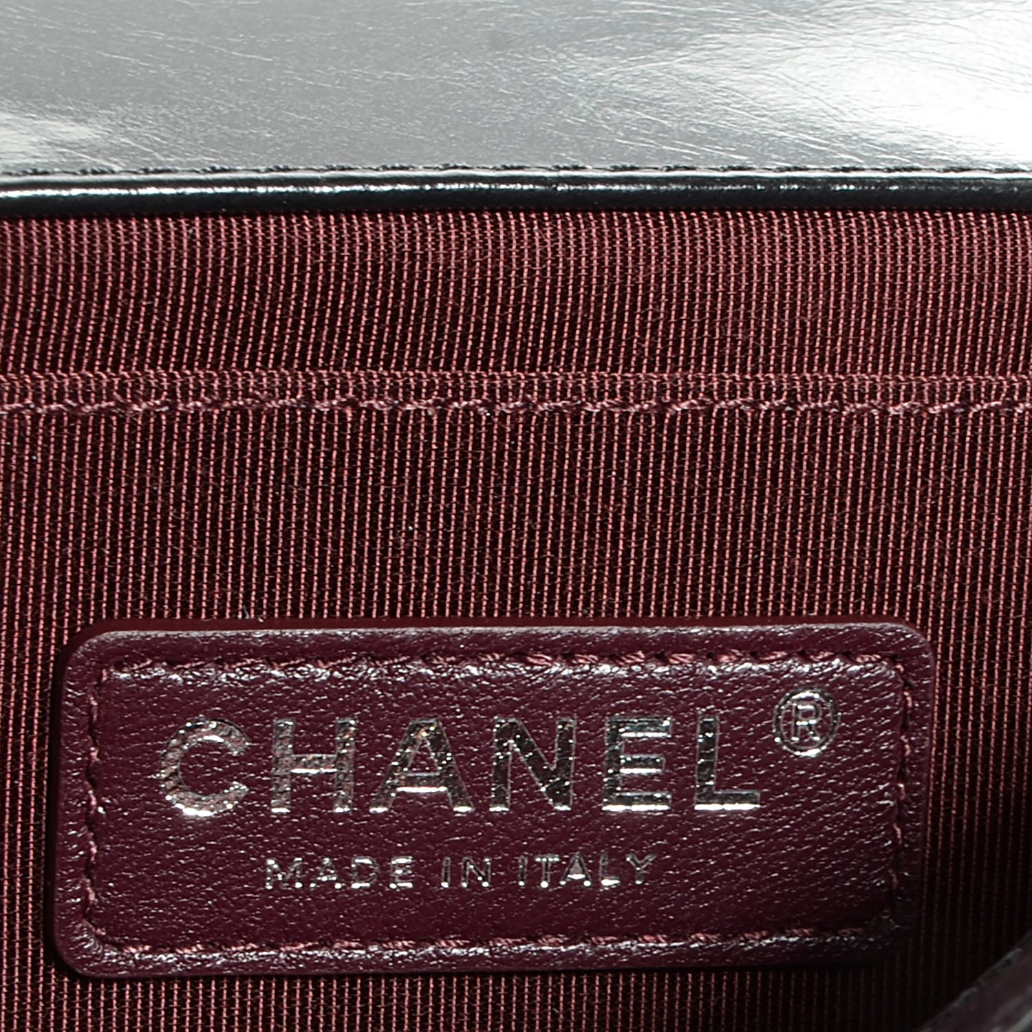 Chanel Calfskin Medium Boy Chained Flap Black 6 of 7