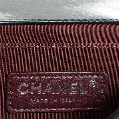 Chanel Calfskin Medium Boy Chained Flap Black 6 of 7