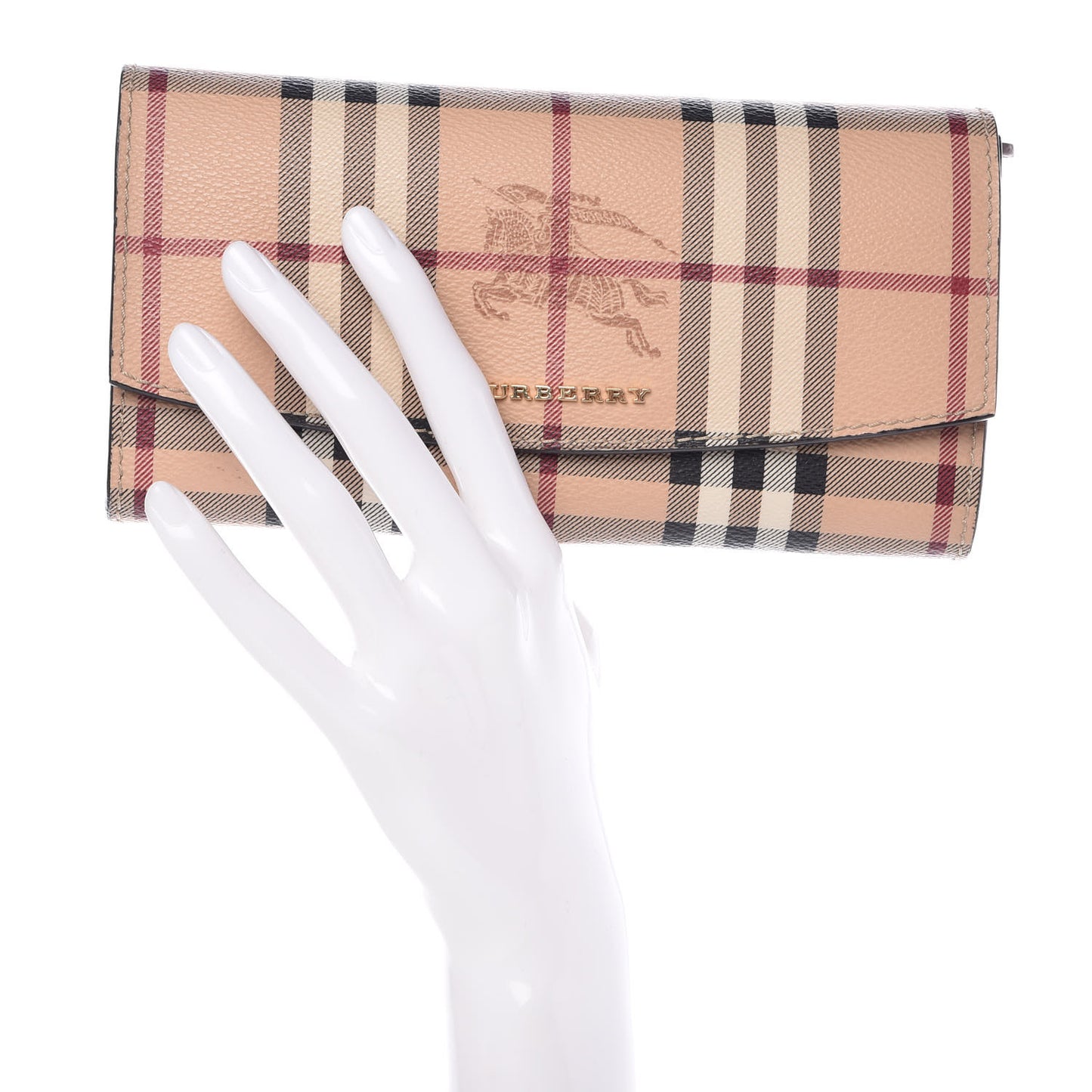 Haymarket Check Halton Wallet Tan