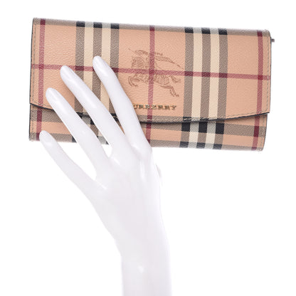 Burberry Haymarket Check Halton Wallet Tan 2 of 9