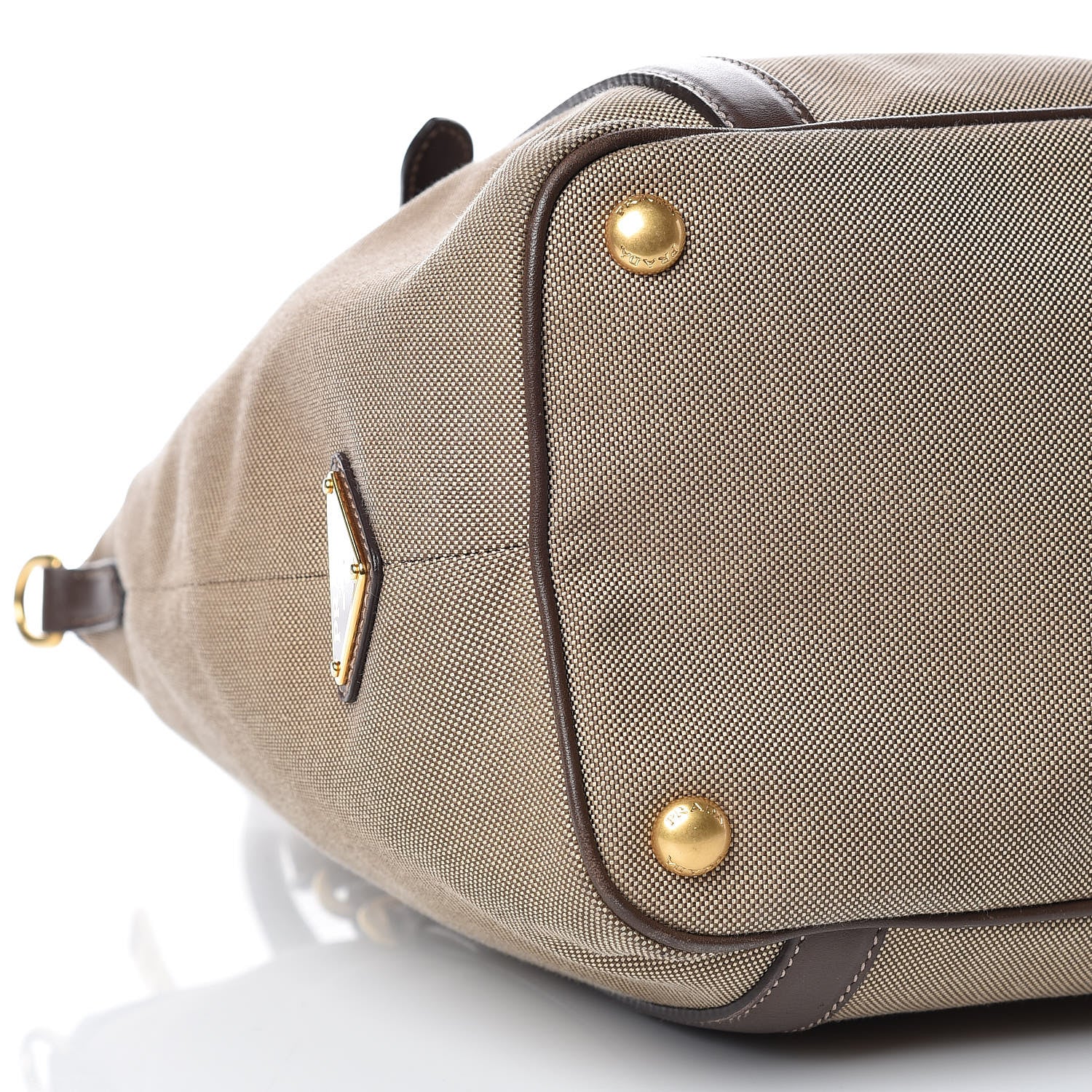Prada Jacquard Logo Tote Corda Bruciato 10 of 11