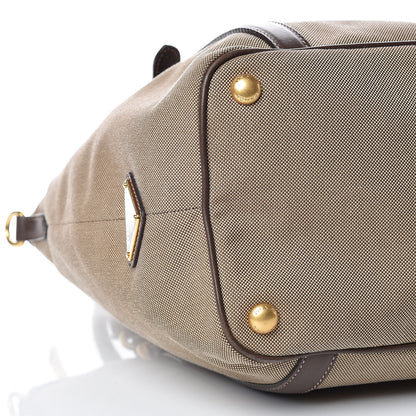 Prada Jacquard Logo Tote Corda Bruciato 10 of 11
