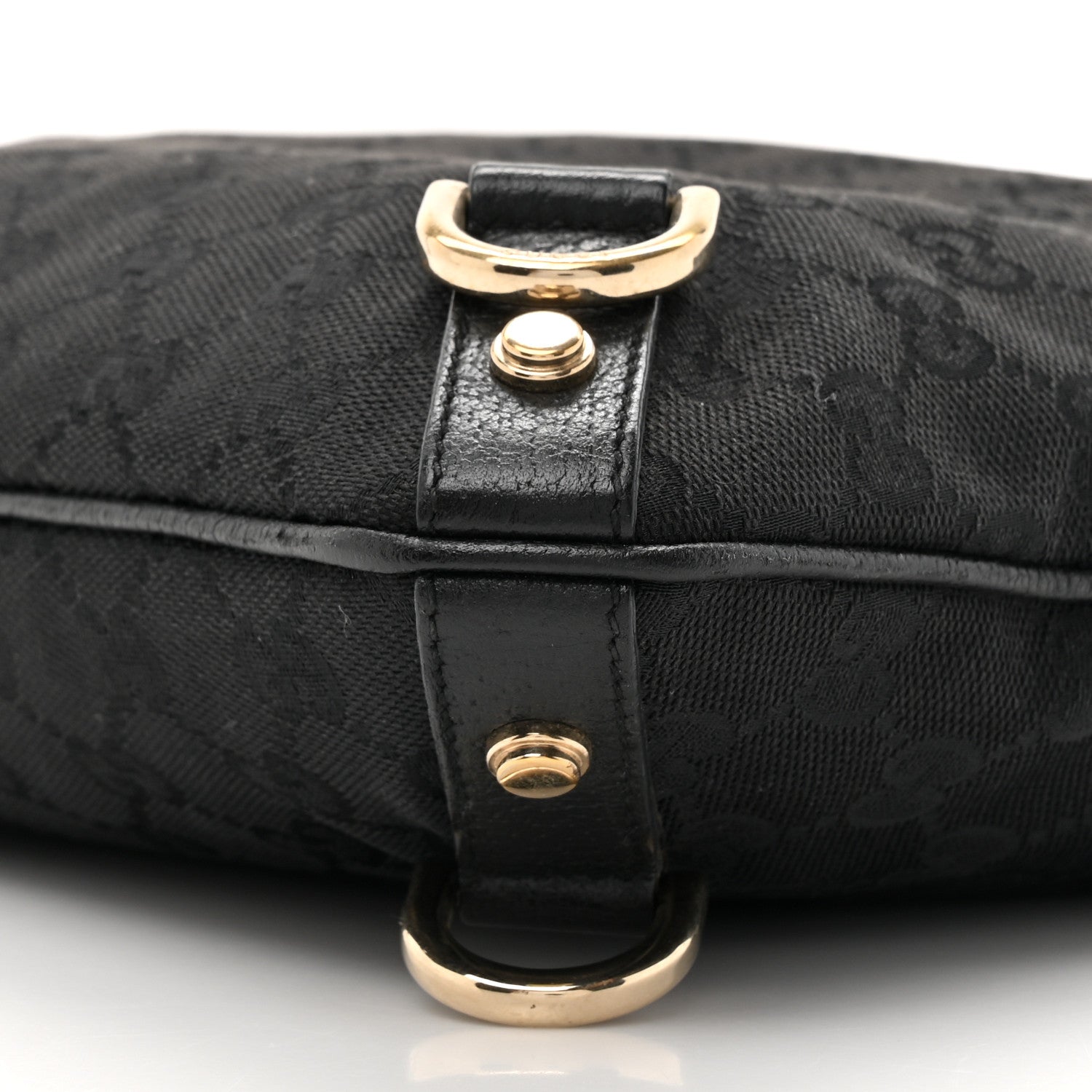 Gucci Monogram Abbey Messenger Bag Black 9 of 13