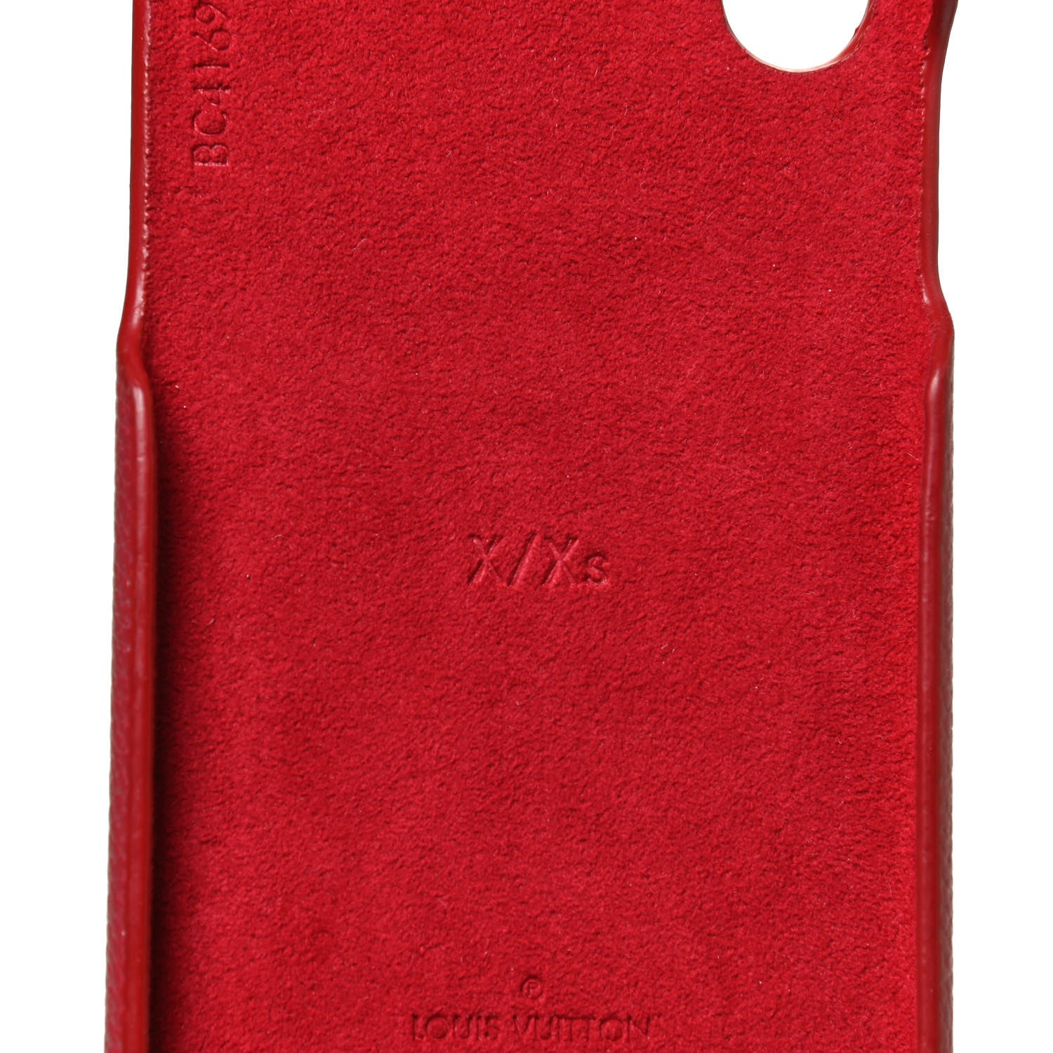 Louis Vuitton Calfskin Monogram iPhone X/XS Bumper Scarlet 5 of 8