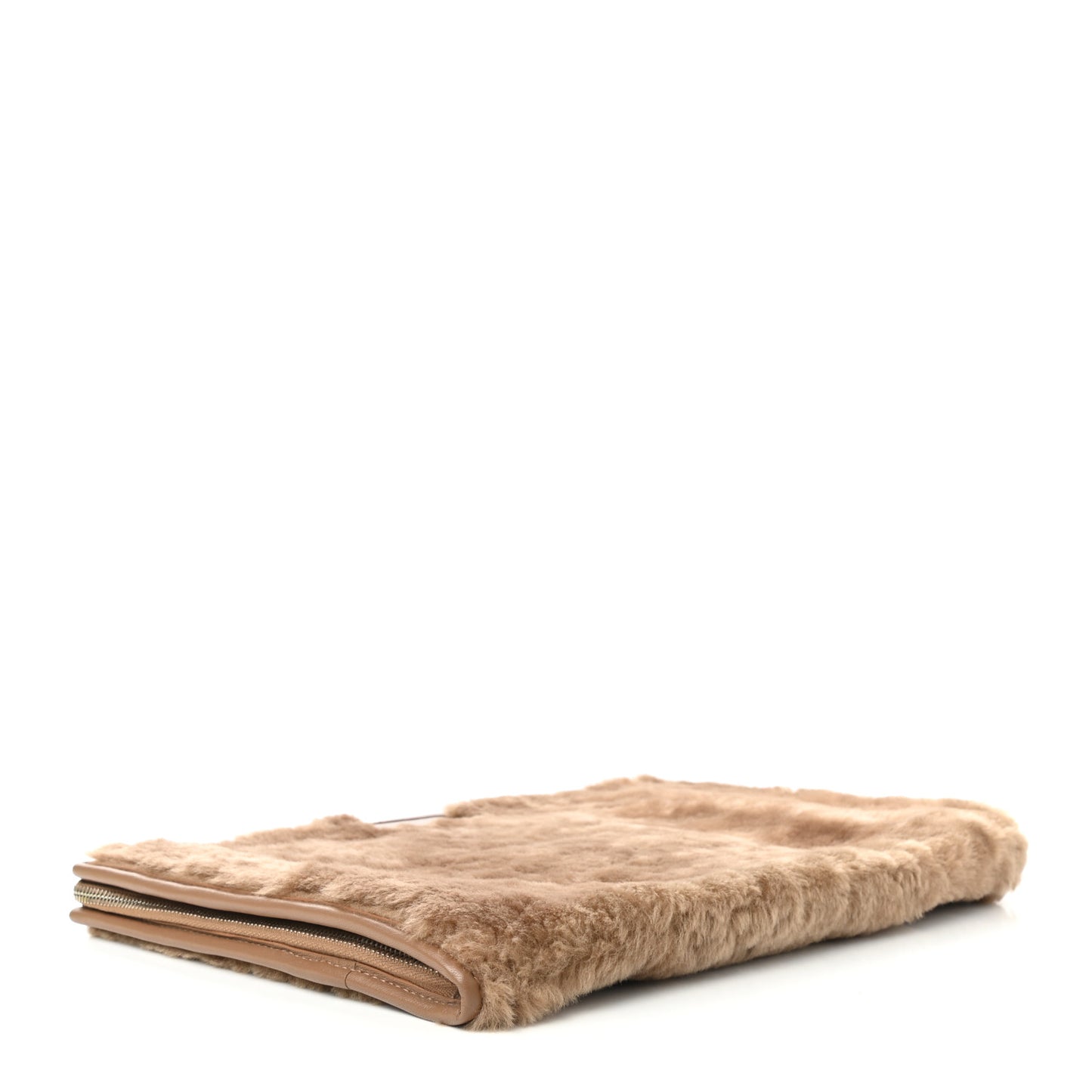 Shearling Bazar Pouch Beige