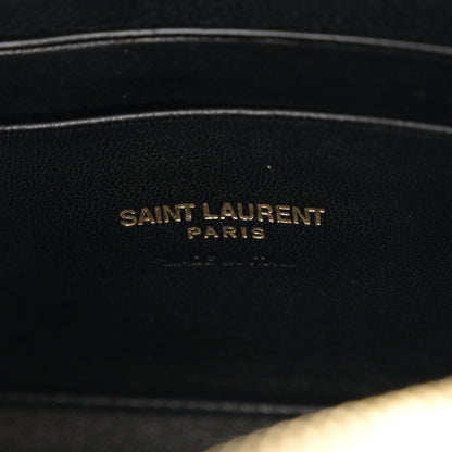 Saint Laurent Grain De Poudre Matelasse Monogram Mini Lou Camera Bag Crema Soft 7 of 11