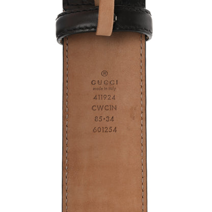 Gucci Guccissima Signature Interlocking G 40mm Belt 85 34 Cocoa 3 of 6
