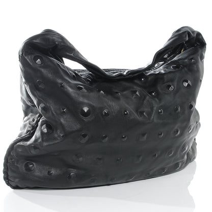 Bottega Veneta Nappa Intrecciato Studded Hobo Nero 3 of 7